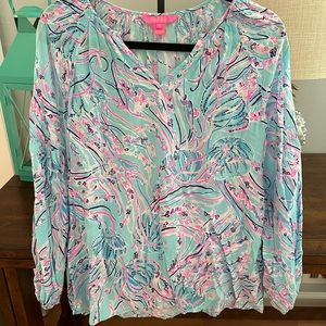 Lilly Pulitzer Elsa Top Size Medium